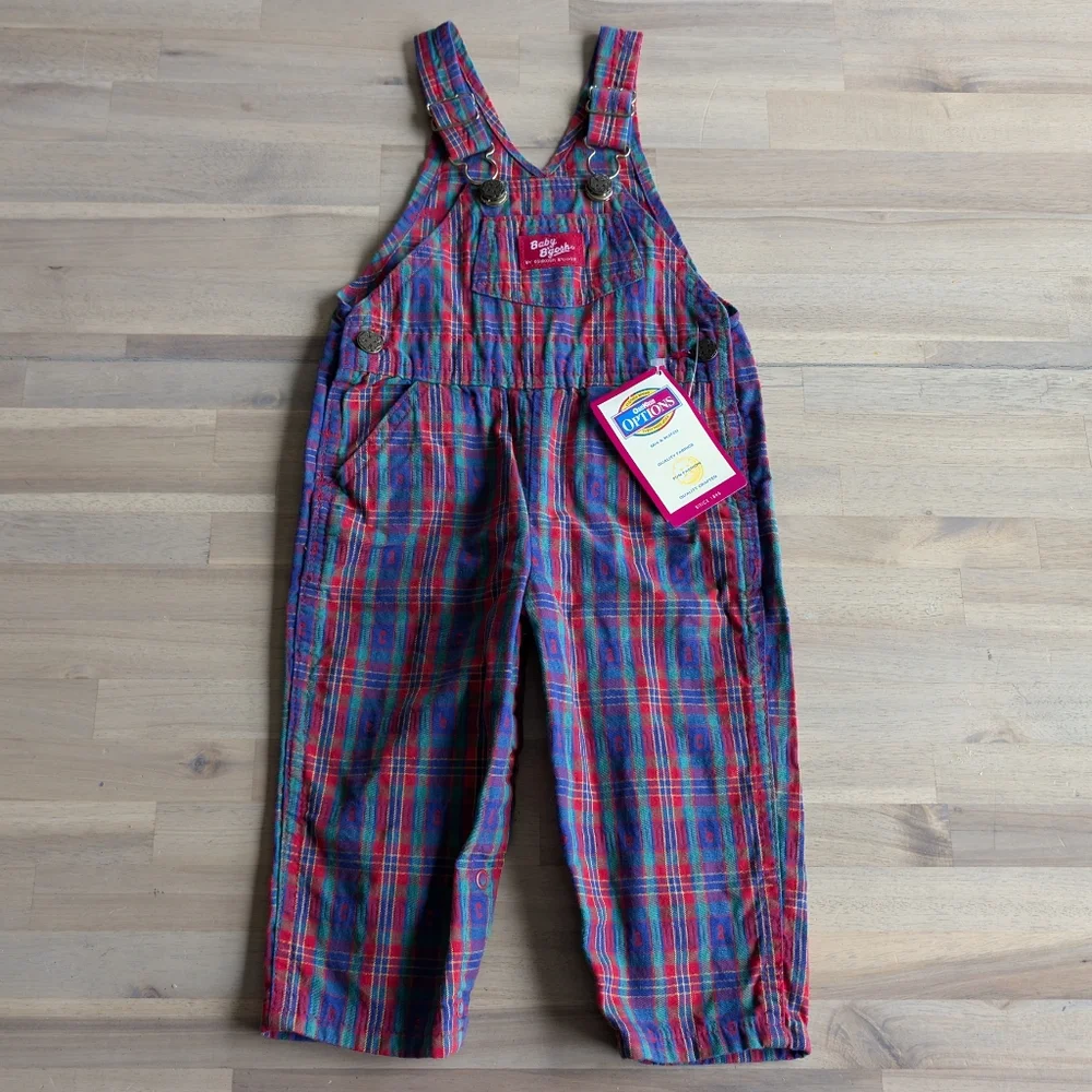 Vintage Baby B'Gosh Vestbak by Oshkosh B'Gosh Overalls NEW‎ w/ Tags 18mo